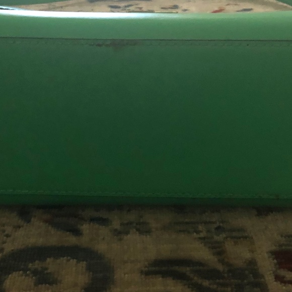 Green Kate Spade satchel with shoulder strap new - Picture 6 of 9